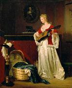 Marguerite Gerard Sleep My Child oil painting